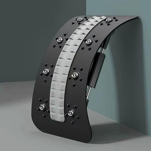 Tablero De Soporte Lumbar, Estirador De Espalda, Soporte De Cintura Tabla, Masajeador Ajustable Tablero De Atrás Para Recuperación De Entrenamiento Para El Automóvil Para Dormir Pilates Yoga