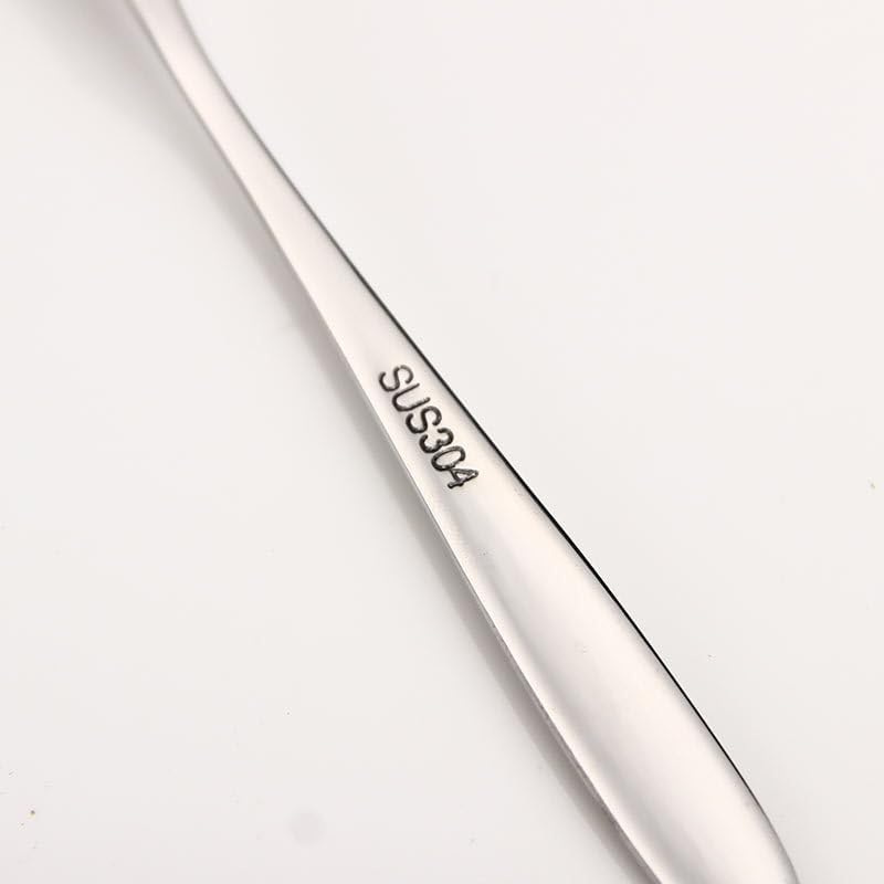 Silverware Set, 5/20/30/40/50/60 Pieces 304 Stainless Steel Fruit Fork Two-tine Fork Dinner Fork Snack Cake Fork Dessert Fork(Size:12Set-60Pcs)