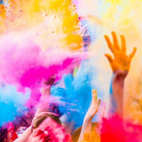 Image of Herbal Gulal Holi Colors Pack of 5 Organic Holi Colours for Holi Celebration | Skin Friendly Natural Gulal for Holi | Non-Toxic, Chemical-Free, Vibrant Long-Lasting Colors