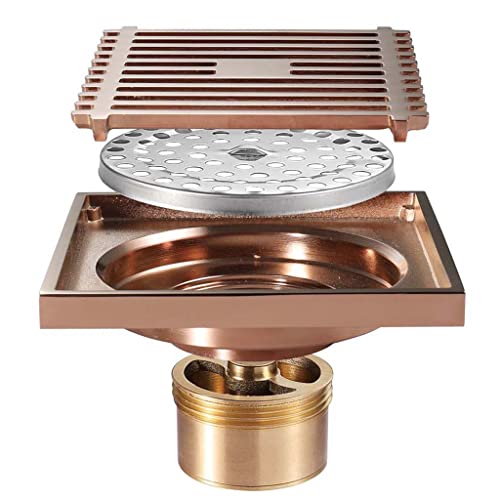 Siphon de sol de douche avec couvercle amovible et panier de filtration - 2