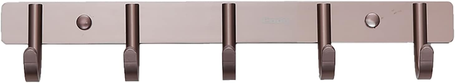 Coat Rack/Space Aluminum Hook/Wall Hanger Kitchen Bathroom Door on The Wall Behind The Fitting Room Clothes Towel Coat Hook (Color : F Size : 36.5CM) (C 36.5CM)