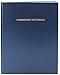 BookFactory Extra Large Black Engineering Notebook - 168 Pages (.25
