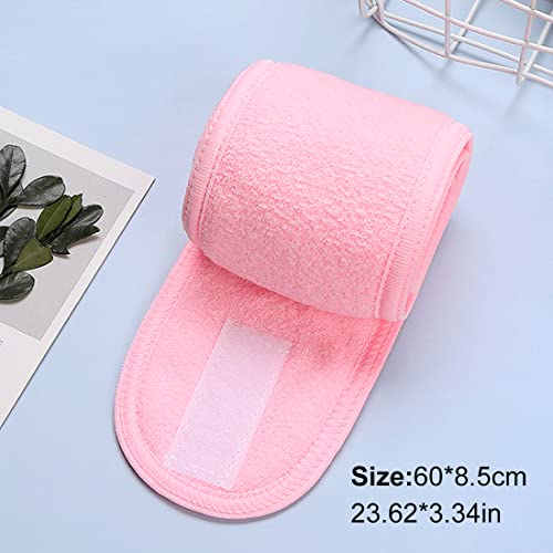 2 Pezzi Regolabile Spa Fascia per Capelli,Fascia