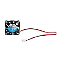 BUZHI DC 5V 12V 2-Pin Cooler Brushless Chipset Heatsink Mini Cooling Fan,9 Blades, 25×25×7mm