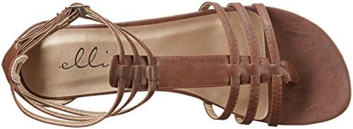 Ellie Shoes Women's 015-rome Flat, Brown, 9 M US | Image 4