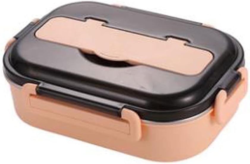 QTANZIQI Bento Boxes, Stainless Steel Lunch Box with Recessed and