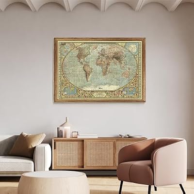 Anatolian Puzzle - World Map, 2000 Piece Jigsaw Puzzle, #3935