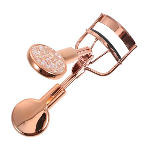 HAKIDZEL Wide Angle Eyelash Curler Curling Tool for Beautiful Lashes Glitter Design for Easy Makeup Application Eyelash Curling Experience