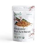 Food to Live Organic Whole Grain Buckwheat Flour, 5 Pounds – Non-GMO, Kosher, Unbleached, Unbromated, Unenriched, Stone Ground, Powder, Meal, Sirtfood, Bulk