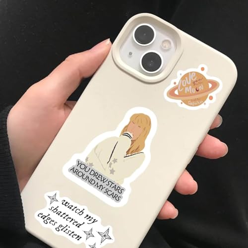 100 peças de adesivos de vinil à prova d'água TS para garrafa de água lembrancinhas de festa de ani