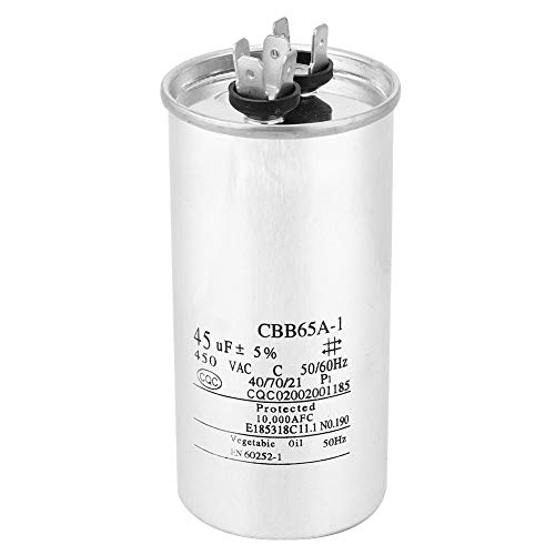 Condensateur CBB65 45uF pour compresseur AC et moteur CVC 450V