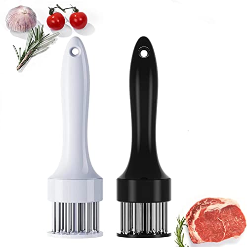 2 Stück Fleisch Fleischklopfer Professionelle Fleisch Fleischklopfer Meat Tenderizer Needle Edelstahl Nadel Tenderizers Kochwerkzeug zum Zartmachen für Hühnerbrüste Steak Rindfleisch Huhn(21 Klingen) 2 Stück Fleisch Fleischklopfer Professionelle Fleisch Fleischklopfer Meat Tenderizer Needle Edelstahl Nadel Tenderizers Kochwerkzeug zum Zartmachen für Hühnerbrüste Steak Rindfleisch Huhn(21 Klingen)