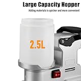 KiwiHood High-Pressure Airless Paint Sprayer, 1600W Electric Paint Machine with Adjustable Pressure, 16.4ft Hose, 2.5L Hopper, for Indoor and Outdoor Walls, Furniture, Ceilings - Image 4
