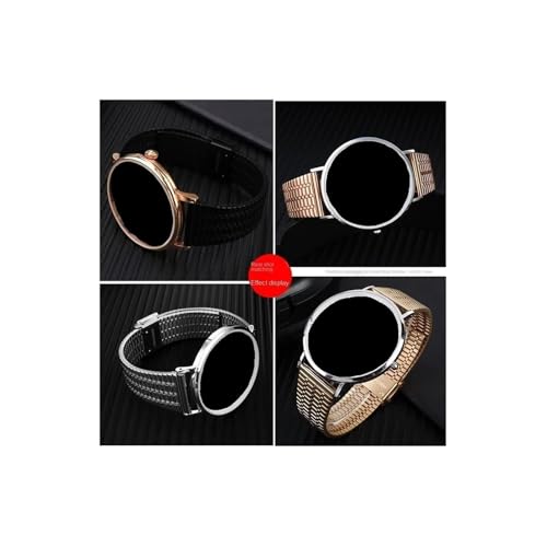 Correa de reloj de acero inoxidable premium compatible con cajas de 18mm 3