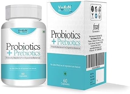 Probiotics+ Suplemento de prebióticos 50 mil millones de CFU para mujeres y hombres con prebióticos 150 mg Cápsulas probióticas para apoyo