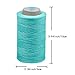 284 Yards Waxed Thread, 210D Heavy Duty Wax Thread for Leather Sewing, Upholstery Thread, 0.8mm Flat Waxed Thread for Bookbinding/Shoe Repairing/Leather Projects