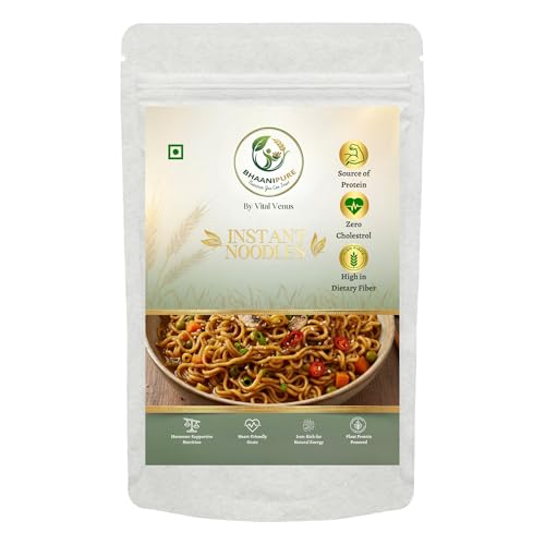 Image of Bhaani Pure (By Vital Venus) No Maida Hakka Noodles, Millet & Whole Wheat | 28% Daily Fibre | 150g