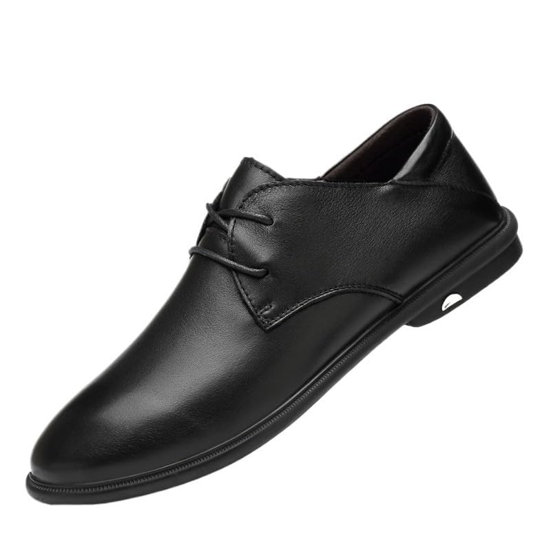 YZABEL Men's Retro Flat Low Top Business Casual Shoes