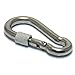 Produktbild 2 Stk. Karabinerhaken Edelstahl Rostfrei mit Verschluss Karabiner Niro AISI 316 V4A 50-120mm (8 x 80)