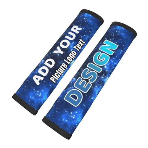 Coussin De Ceinture De Sécurité Personnalisable - Photo/nom/texte, Confortable, Cadeau Unisexe Voiture