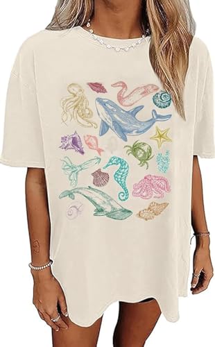 Wildflowers Shirt for Women Oversized Vintage Floral T Shirts Inspirational