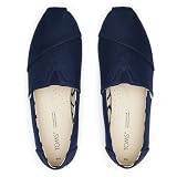 TOMS Alpargata Cotton Canvas Womens Navy Espadrilles-UK 7 / EU 40