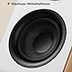 AIYIMA S600 2.0 Aktive Regallautsprecher mit 4 Tieftöner, 100W RMS, Bluetooth 5.3, HDMI ARC, Optisch, USB, RCA, Sub-Out, HiFi Stereo Lautsprecher mit integriertem DAC für PC & Heimkino –Weiß & Holz