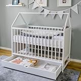 Babybett | 120x60 cm | höhenverstellbar & umbaubar