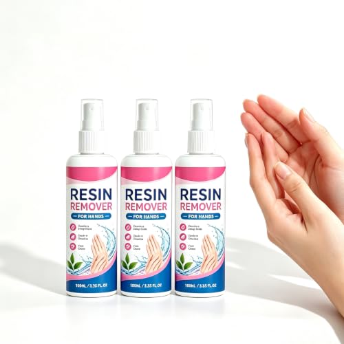 Spray para limpiar resina de las manos sin irritar la piel