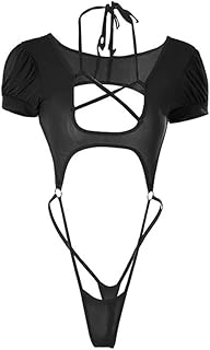 SINROYEE Japanese Lingerie Anime Cosplay Bikini Sexy Cross Jumpsuit Costumes Lolita Swimsuit Pajamas