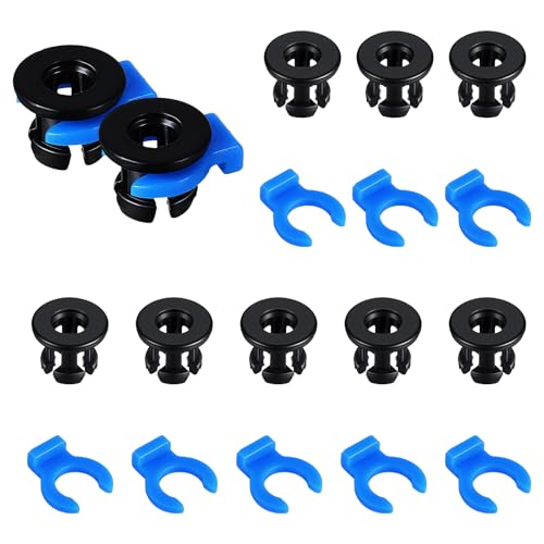 20 Piece Bowden Tube Coupler Set 1.75mm Bowden Tube Clips Connector Bowden-Coupler Collet Clip Clamp Od 4mm 3D Printer Parts Accessories for 3D Printer