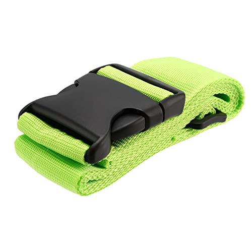 20 Pack 78 x 2 Inches Luggage Straps for Suitcases, Adjustable Suitcase Belts with Quick Release Buckles, Heavy Duty Travel Straps Packing Straps for Luggage, Suitcases, Green3