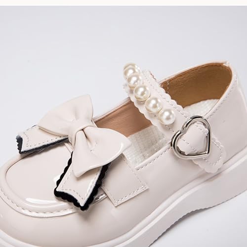 Girls Dress Shoes School Uniform Mary Jane Flats Girls Thick Non-Slip Sole Casual Shoes (Toddler Kids/Little Girls)3