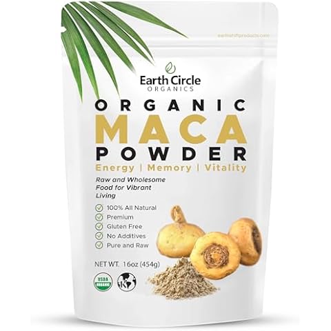 Yellow Maca Root Powder, Natural Superfood, Helps with Energy, Weight, and Women's Fertility - Vegan - 1 Pound (Pack of 1) Cover