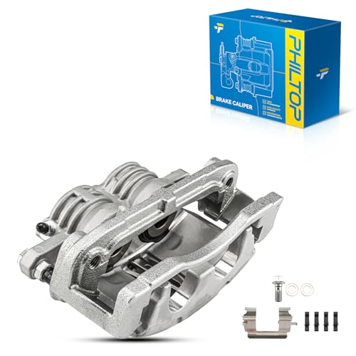 Image of PHILTOP Brake Caliper for 2002-2005 Chevrolet Trailblazer | Front Left Caliper for 2002-2005 GMC Envoy, 2004-2005 Buick Rainier, 2002-2004 Oldsmobile Bravada, 2005 Isuzu Ascender
