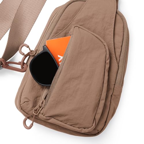 ODODOS Daily Sling Bag with Adjustable Straps Crossbody Chest Bag Lightweight Small Backpack for Casual Traveling Hiking4