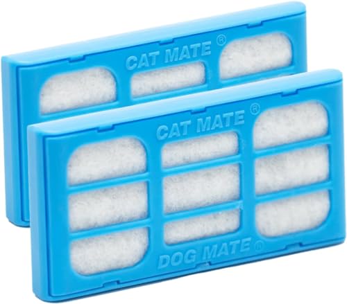 Replacement Filter Cartridges: Cat Mate and Dog Mate Pet Fountain (2-Pack)
