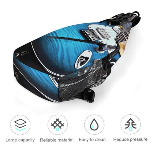 Bolso bandolera de guitarra eléctrica Magic, 38x20cm miniatura 5