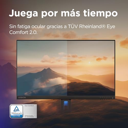 Lenovo Legion R24e Gaming-Monitor 23,8 Zoll (63,8 cm) (FHD, IPS, 180 Hz, 0,5 ms, HDMI+DP, HDMI-Kabel, AMD FreeSync) Neigungsverstellung – Schwarz – Bild 3