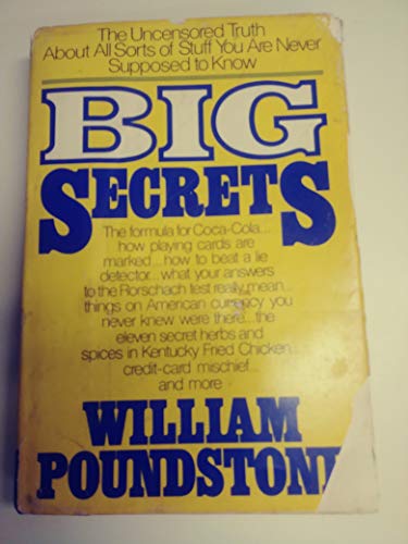 Big Secrets: The Uncensored Truth About All Sor... 0688022197 Book Cover