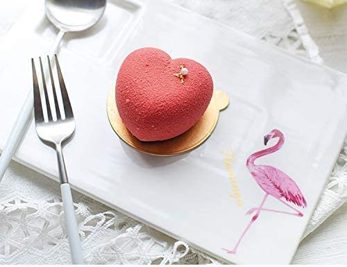 Image of FirstTry Mousse Cake Mold I 3D Fondant Silicone Baking Candy Mould I for Handmade DIY Soap Cakes French Dessert, Pastry, Chocolate, Cupcake, Ice Cream, Decoration Tools - 8 Cavity (Heart)