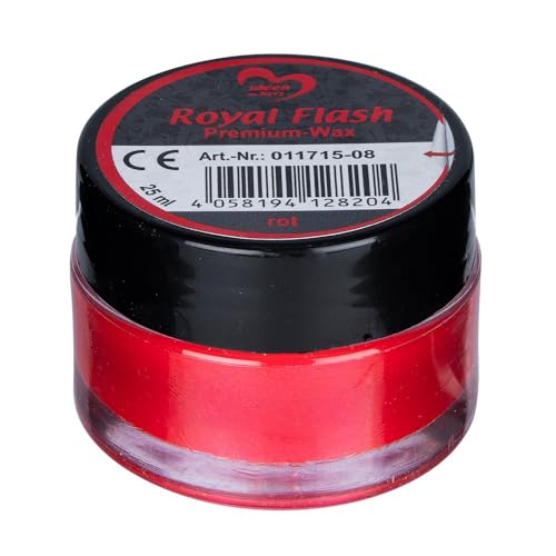 Royal Flash Premium Wax | 25 ml | Efecto metálico micro brillo (rojo)