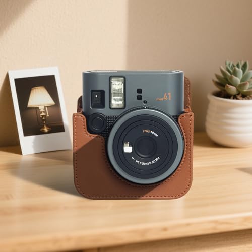 Estuche cámara PU para Instax Mini 41, marrón miniatura 6