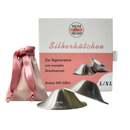 Mom for Moms Silberhütchen 999er Silber/natürliche Wundheilung der...