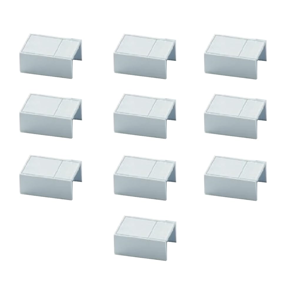 10pz Accessorio universale per canaline 12x7mm, bianco, con pareti sfondabili, per creare angoli a 90°, giunti lineari e giunti a T, per unione mini canalina, canale per cavi elettrici