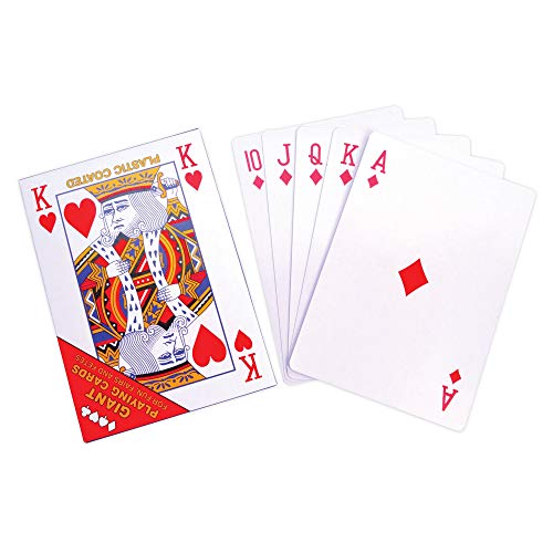 Conjunto de cartas gigantes 17 cm x 12 cm (S03502)