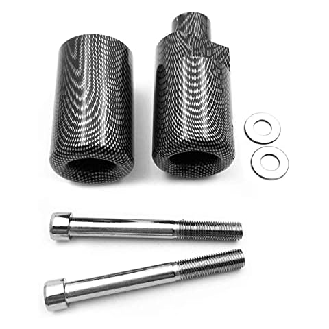 AfterMokit Replacement Frame Sliders with Acetal Pucks for Suzuki GSX-R600 GSX-R750 2000 2001 2002 2003 2004 2005 Carbon Cover