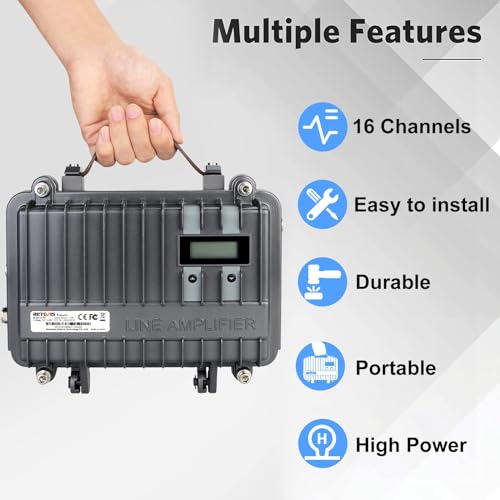 Image of Retevis RT97 GMRS Repeater System(1 Pack) Full Duplex, RB17P Radios(2 Pack) | Built-In Duplexer, Extended Communication Range, 16CH Analog, Compact Design, LCD Screen, Easy Installation, Remote Area