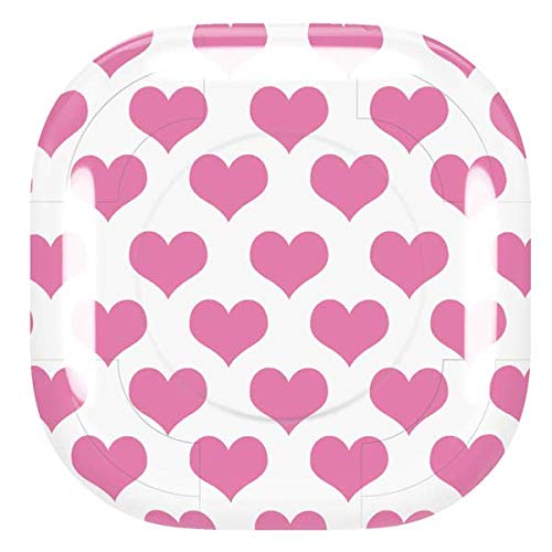 Skinit Decal Audio Skin Compatible with Samsung Galaxy Buds Pro Originally Designed Plush Pink Hearts Design