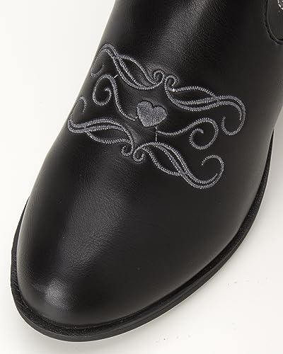 bebe Girls' Cowgirl Boots - Embroidered Western Roper Boots - Cowboy Boots for Girls (Toddler/Girl)3